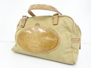 「NX」PRADA ロゴ テスート ハンドバッグ